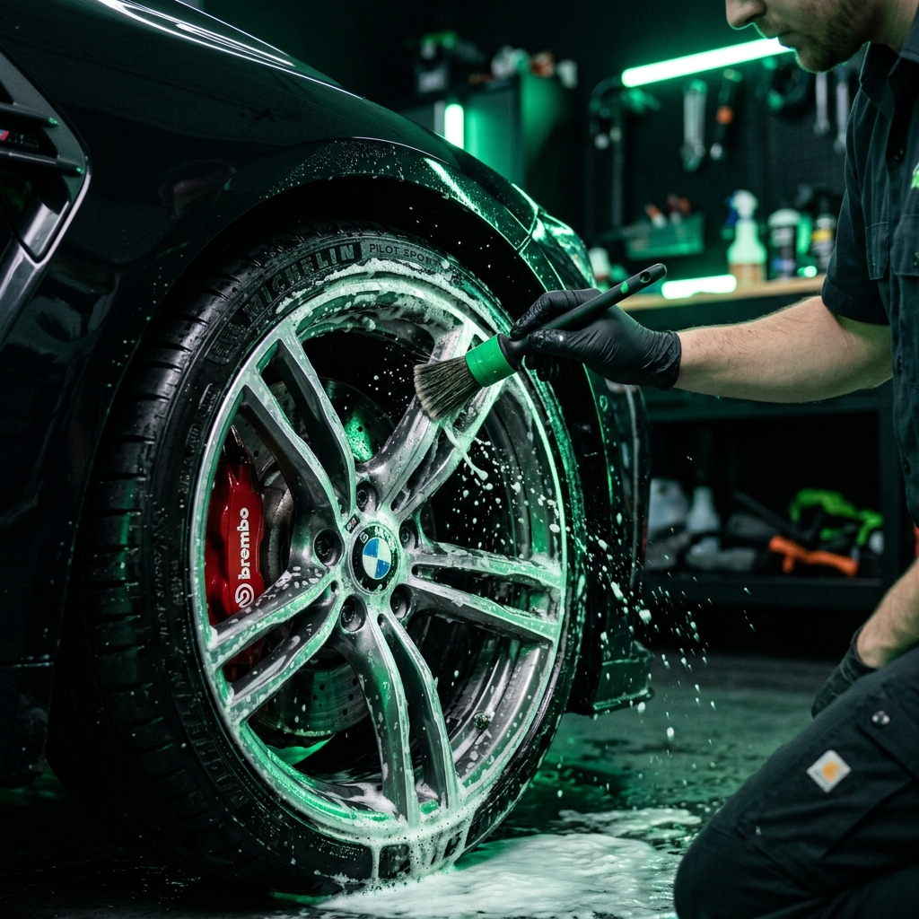 Voorbeeldafbeelding velgenreiniging